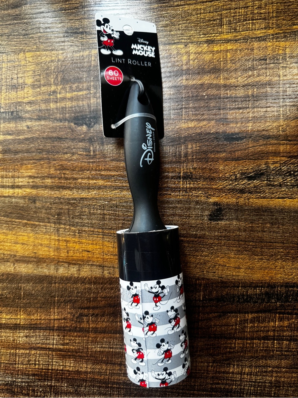 Disney Mickey Mouse Lint Roller 60 Sheets NWT Pet Hair Remover Clothes Cleaner